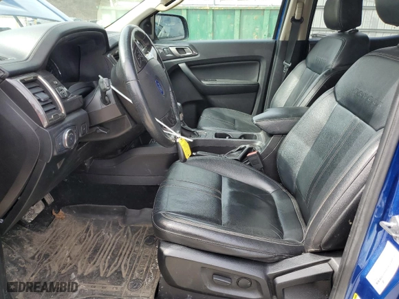 2019 Ford Ranger XL with VIN 1FTER4FH8KLA02886, listed as a Copart auction lot 47600795 with 49,455 mi miles and Salvage Title. Bid and sale history available at carsss.com. Image 7.