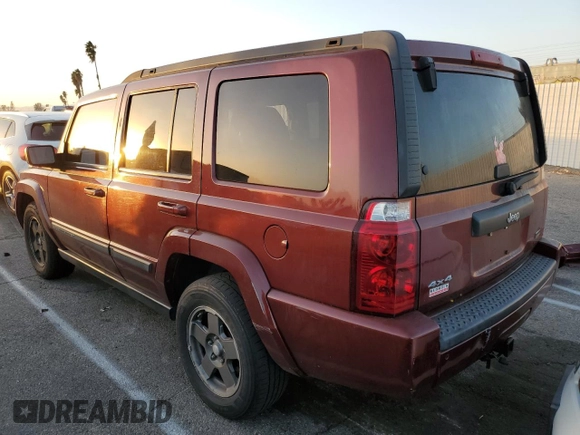 2007 Jeep Commander Sport z VIN 1J8HG48P17C601121, wystawiony jako Copart lot #41482495 z przebiegiem 199 263 mil mil oraz Szkoda całkowita • Salvage title. Historia ofert i sprzedaży dostępna na DreamBid. Obrazek 2.