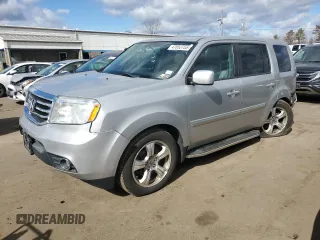 2013 Honda Pilot EX-L with VIN 5FNYF4H68DB005956, listed as a Copart auction lot 47853755 with 165,644 mi miles and Salvage Title. Bid and sale history available at carsss.com. Image 1.