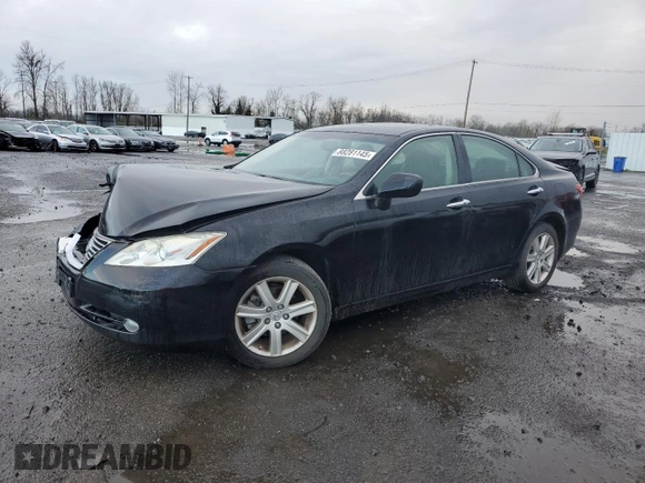2007 Lexus ES 350 with VIN JTHBJ46G472095032, listed as a Copart auction lot 88281145 with 75,443 mi miles and Salvage Title. Bid and sale history available at carsss.com. Image 1.