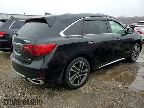 2017 Acura MDX w/Advance Pkg with VIN 5FRYD4H80HB001699, listed as a Copart auction lot 42324475 with 146,707 mi miles and Salvage Title. Bid and sale history available at carsss.com. Image 14.