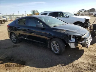 2017 Hyundai Elantra SE with VIN 5NPD84LF5HH152257, listed as a Copart auction lot 47344035 with 44,343 mi miles and Salvage Title. Bid and sale history available at DreamBid. Image 4.