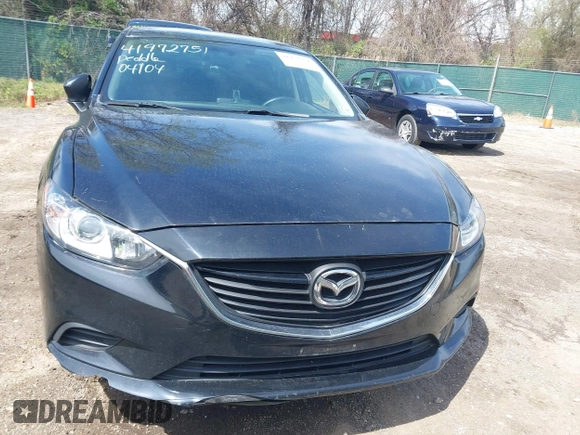 2017 Mazda 6 Sport with VIN JM1GL1U54H1102781, listed as a IAAI auction lot 41972751 with 90,022 mi miles. Bid and sale history available at carsss.com. Image 6.