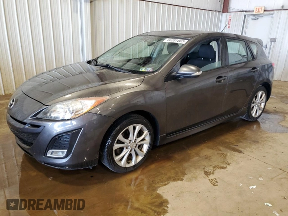 2010 Mazda 3 S Sport with VIN JM1BL1H67A1111168, listed as a Copart auction lot 56281605 with 177,335 mi miles and Salvage Title. Bid and sale history available at DreamBid. Image 1.