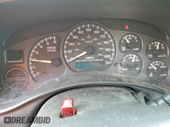 2002 Chevrolet Silverado 1500 LS with VIN 2GCEC19W721230023, listed as a Copart auction lot 54263955 with 180,279 mi miles and Clean Title. Bid and sale history available at DreamBid. Image 9.