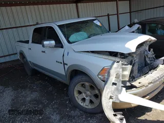 2009 Dodge 1500 Laramie z VIN 1D3HV13TX9J519720, wystawiony jako IAAI lot #42055968 z przebiegiem 190 226 mil mil oraz . Historia ofert i sprzedaży dostępna na DreamBid. Obrazek 1.