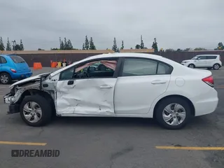 2015 Honda Civic LX with VIN 2HGFB2F53FH561723, listed as a IAAI auction lot 42163448 with 55,704 mi miles. Bid and sale history available at carsss.com. Image 15.
