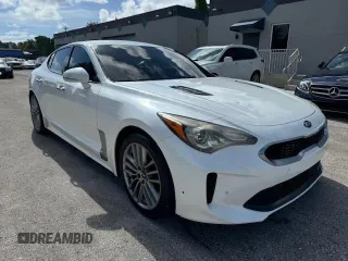 2018 Kia Stinger with VIN KNAE15LAXJ6032888, listed as a Copart auction lot 80171614 with 155,318 mi miles and Non Repairable. Bid and sale history available at DreamBid. Image 4.