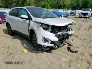 2015 Ford Edge Titanium with VIN 2FMTK4K84FBB07704, listed as a Copart auction lot 48859925 with 0 mi miles and Non Repairable. Bid and sale history available at carsss.com. Image 12.