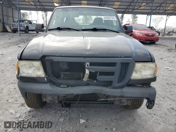 2009 Ford Ranger XL with VIN 1FTYR15E89PA26238, listed as a Copart auction lot 44309755 with 81,892 mi miles and Salvage Title. Bid and sale history available at carsss.com. Image 5.