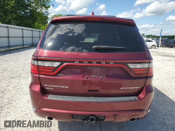 2016 Dodge Durango Citadel z VIN 1C4RDJEG5GC315621, wystawiony jako Copart lot #55091595 z przebiegiem 164 227 mil mil oraz Czysty tytuł • Clean title. Historia ofert i sprzedaży dostępna na DreamBid. Obrazek 6.