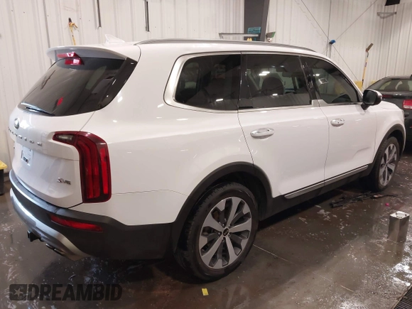 2021 Kia Telluride S with VIN 5XYP6DHC3MG163437, listed as a IAAI auction lot 42214466 with 114,329 mi miles and . Bid and sale history available at DreamBid. Image 4.