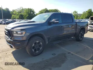 2019 Ram 1500 Rebel with VIN 1C6SRFLT8KN835378, listed as a Copart auction lot 63187935 with 69,929 mi miles and Salvage title. Bid and sale history available at DreamBid. Image 1.