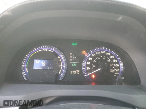 2010 Lexus HS 250h with VIN JTHBB1BA0A2018629, listed as a Copart auction lot 80488914 with 127,910 mi miles and Salvage Title. Bid and sale history available at DreamBid. Image 9.