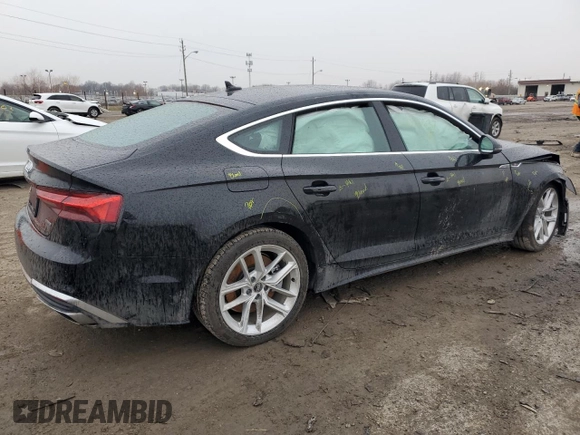 2023 Audi A5 Sportback S line Premium with VIN WAUDACF50PA012637, listed as a Copart auction lot 37794583 with Not provided miles and . Bid and sale history available at DreamBid. Image 3.