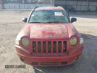 2007 Jeep Compass Sport with VIN 1J8FT47W17D190308, listed as a IAAI auction lot 41605793 with 1 mi miles. Bid and sale history available at carsss.com. Image 10.
