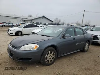 2011 Chevrolet Impala Police Police with VIN 2G1WD5EM3B1289799, listed as a Copart auction lot 85801544 with 246,075 mi miles and Salvage Title. Bid and sale history available at carsss.com. Image 1.