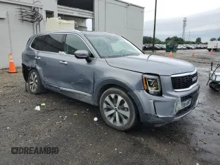 2022 Kia Telluride S with VIN 5XYP6DHC9NG298360, listed as a Copart auction lot 63204025 with 31,704 mi miles and Salvage title. Bid and sale history available at DreamBid. Image 4.