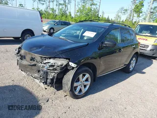 2009 Nissan Murano S with VIN JN8AZ18U59W014272, listed as a IAAI auction lot 42045456 with 153,817 mi miles. Bid and sale history available at carsss.com. Image 2.