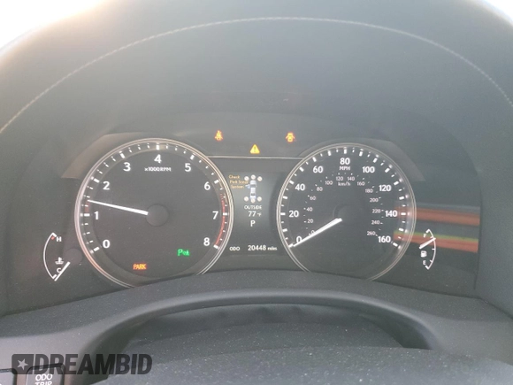 2015 Lexus GS 350 with VIN JTHCE1BL4FA001617, listed as a Copart auction lot 77165544 with 20,448 mi miles and Salvage Title. Bid and sale history available at carsss.com. Image 9.