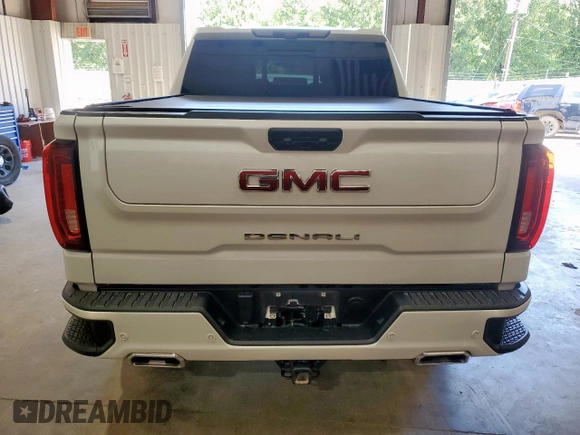 2022 GMC Sierra 1500 with VIN 3GTUUGET3NG614416, listed as a Copart auction lot 57990075 with 58,154 mi miles and Salvage title. Bid and sale history available at DreamBid. Image 6.