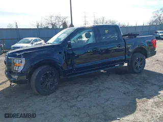 2021 Ford F-150 XL with VIN 1FTFW1E84MFB81801, listed as a IAAI auction lot 41604817 with 60,974 mi miles. Bid and sale history available at carsss.com. Image 17.