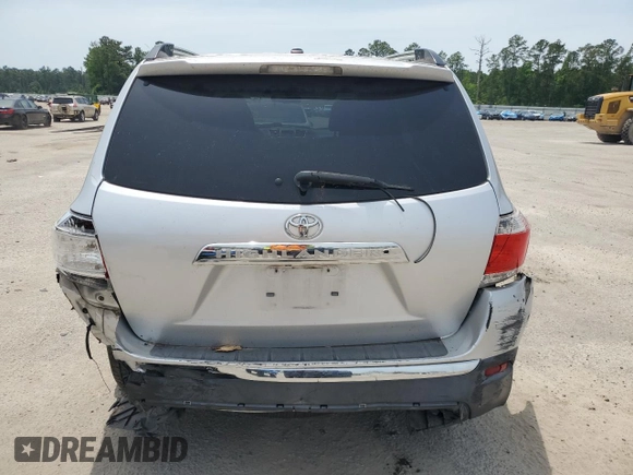 2011 Toyota Highlander Limited with VIN 5TDYK3EH6BS027426, listed as a Copart auction lot 57223895 with 465,279 mi miles and Salvage title. Bid and sale history available at DreamBid. Image 6.