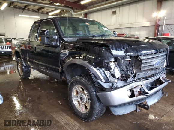 2008 Ford Super Duty F-250 SRW XL with VIN 1FTSX21Y98EB21175, listed as a Copart auction lot 88041985 with 0 mi miles and Salvage Title. Bid and sale history available at carsss.com. Image 4.