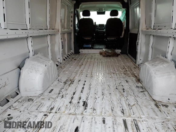 2023 Ram ProMaster Cargo with VIN 3C6MRVJG8PE506829, listed as a Copart auction lot 55868065 with 52,342 mi miles and Clean Title. Bid and sale history available at DreamBid. Image 10.