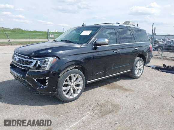 2019 Ford Expedition Platinum with VIN 1FMJU1MT2KEA09318, listed as a IAAI auction lot 42100876 with 90,330 mi miles and . Bid and sale history available at DreamBid. Image 20.
