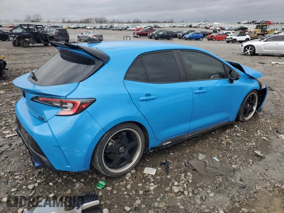 2019 Toyota Corolla Hatchback SE with VIN JTNK4RBE3K3003448, listed as a Copart auction lot 37805584 with 107,354 mi miles. Bid and sale history available at carsss.com. Image 3.