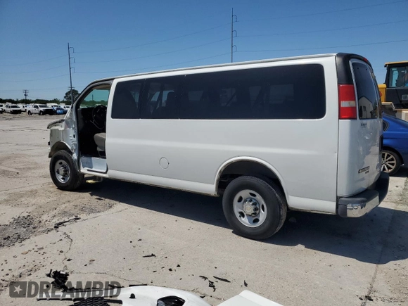 2013 Chevrolet Express Passenger LT with VIN 1GAZG1FG0D1189819, listed as a Copart auction lot 51945455 with 101,364 mi miles and Salvage title. Bid and sale history available at DreamBid. Image 2.