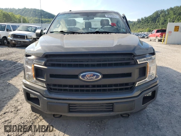 2018 Ford F-150 XL with VIN 1FTMF1EB6JFC99427, listed as a Copart auction lot 59762874 with 44,549 mi miles and Salvage Title. Bid and sale history available at carsss.com. Image 5.