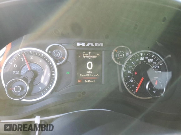 2020 Ram 1500 Big Horn с VIN 1C6RRFFG4LN230403, выставлен на аукционе Copart как лот 42433695 с пробегом 84 486 миль миль и Списание • Salvage title. История ставок и продаж доступна на DreamBid. Изображение 9.