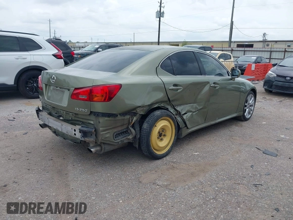 2006 Lexus IS 250 z VIN JTHBK262665003759, wystawiony jako IAAI lot #42134225 z przebiegiem 251 742 mil mil oraz . Historia ofert i sprzedaży dostępna na DreamBid. Obrazek 4.