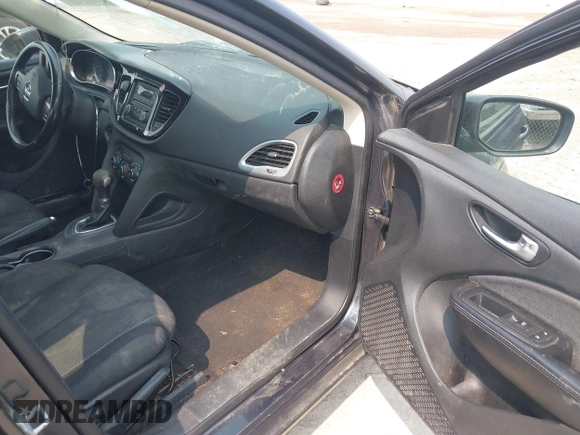 2013 Dodge Dart SXT with VIN 1C3CDFBA2DD267945, listed as a IAAI auction lot 42411305 with 92,969 mi miles and . Bid and sale history available at DreamBid. Image 5.