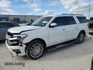 2023 Ford Expedition Max Platinum with VIN 1FMJK1M8XPEA26408, listed as a Copart auction lot 82132613 with 5,973 mi miles and . Bid and sale history available at DreamBid. Image 1.