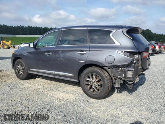 2014 Infiniti QX60 with VIN 5N1AL0MN7EC502748, listed as a Copart auction lot 61034955 with 174,278 mi miles and Salvage title. Bid and sale history available at DreamBid. Image 2.