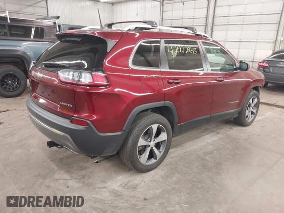 2019 Jeep Cherokee Limited с VIN 1C4PJMDX1KD126213, выставлен на аукционе IAAI как лот 42002843 с пробегом 37 899 миль миль и . История ставок и продаж доступна на DreamBid. Изображение 4.