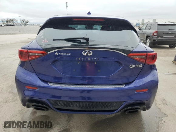 2017 Infiniti QX30 Sport z VIN SJKCH5CPXHA034512, wystawiony jako Copart lot #43760195 z przebiegiem 83 398 mil mil oraz Szkoda całkowita • Salvage title. Historia ofert i sprzedaży dostępna na DreamBid. Obrazek 6.
