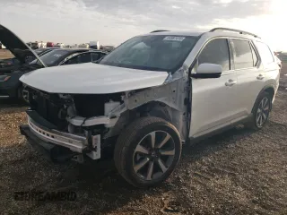 2025 Honda Pilot Touring with VIN 5FNYG2H73SB007198, listed as a Copart auction lot 44587415 with 4,255 mi miles and Salvage Title. Bid and sale history available at carsss.com. Image 1.