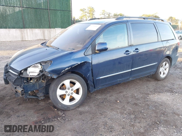 2005 Toyota Sienna XLE with VIN 5TDZA22C75S346316, listed as a IAAI auction lot 41750062 with 238,844 mi miles and . Bid and sale history available at DreamBid. Image 2.