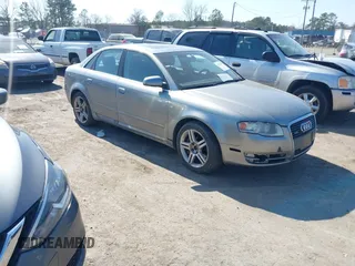 2008 Audi A4 2.0T with VIN WAUDF78E08A063823, listed as a IAAI auction lot 41791795 with 114,522 mi miles. Bid and sale history available at carsss.com. Image 1.