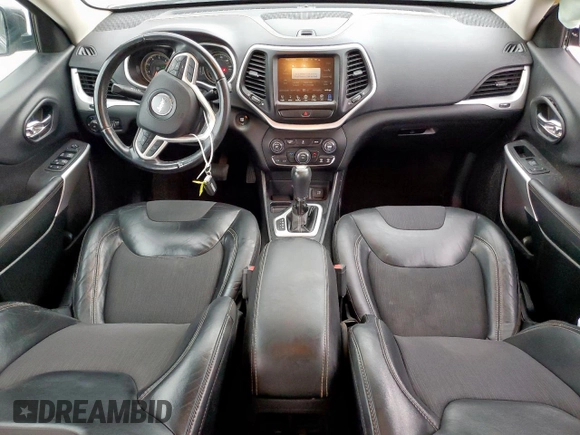 2018 Jeep Cherokee Latitude Plus with VIN 1C4PJLLB6JD518540, listed as a Copart auction lot 57513175 with 94,995 mi miles and Salvage title. Bid and sale history available at DreamBid. Image 8.