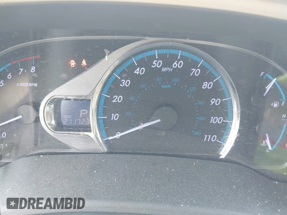 2012 Toyota Sienna XLE AAS with VIN 5TDYK3DC1CS199113, listed as a IAAI auction lot 42123757 with 211,723 mi miles and . Bid and sale history available at carsss.com. Image 7.