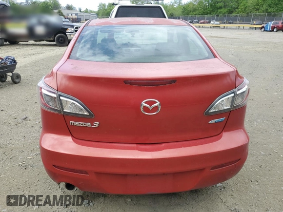 2013 Mazda 3 i Touring with VIN JM1BL1V75D1708997, listed as a Copart auction lot 55180725 with 80,471 mi miles and Clean title. Bid and sale history available at DreamBid. Image 6.