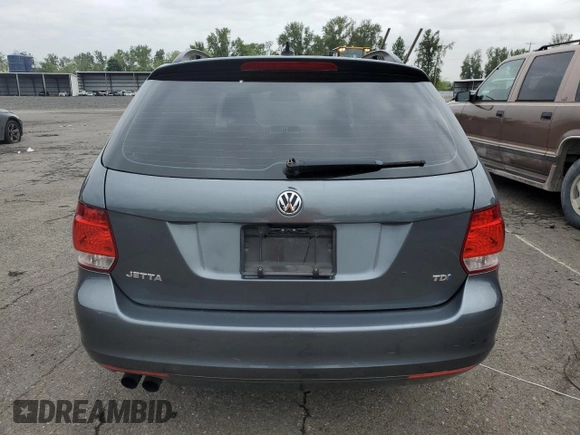 2012 Volkswagen Jetta SportWagen TDI w/Sunroof & Nav with VIN 3VWPL7AJ0CM695407, listed as a Copart auction lot 56066644 with 118,706 mi miles and Salvage Title. Bid and sale history available at carsss.com. Image 6.