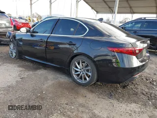 2017 Alfa Romeo Giulia with VIN ZARFAEBN6H7528809, listed as a IAAI auction lot 41365888 with 1 mi miles. Bid and sale history available at carsss.com. Image 3.