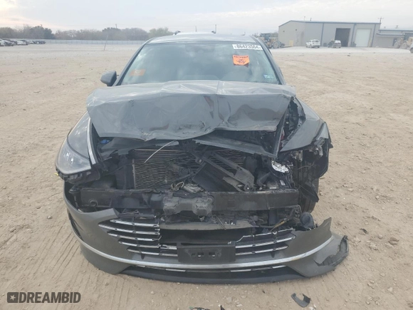 2022 Hyundai Sonata Hybrid SEL with VIN KMHL34JJ0NA039171, listed as a Copart auction lot 86423564 with 0 mi miles and Salvage Title. Bid and sale history available at carsss.com. Image 5.