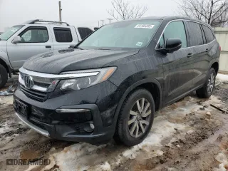 2022 Honda Pilot EX-L with VIN 5FNYF6H52NB009313, listed as a Copart auction lot 44105495 with 67,254 mi miles and Salvage Title. Bid and sale history available at carsss.com. Image 1.